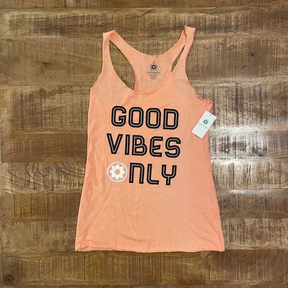 NWT Club Pilates ‘Good Vibes Only’ Tank